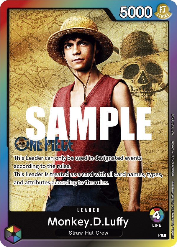 Monkey.D.Luffy (Leader Pack - Live Action) (Sealed Battle 2023 Vol. 1) [One Piece Promotion Cards] | A1Comics