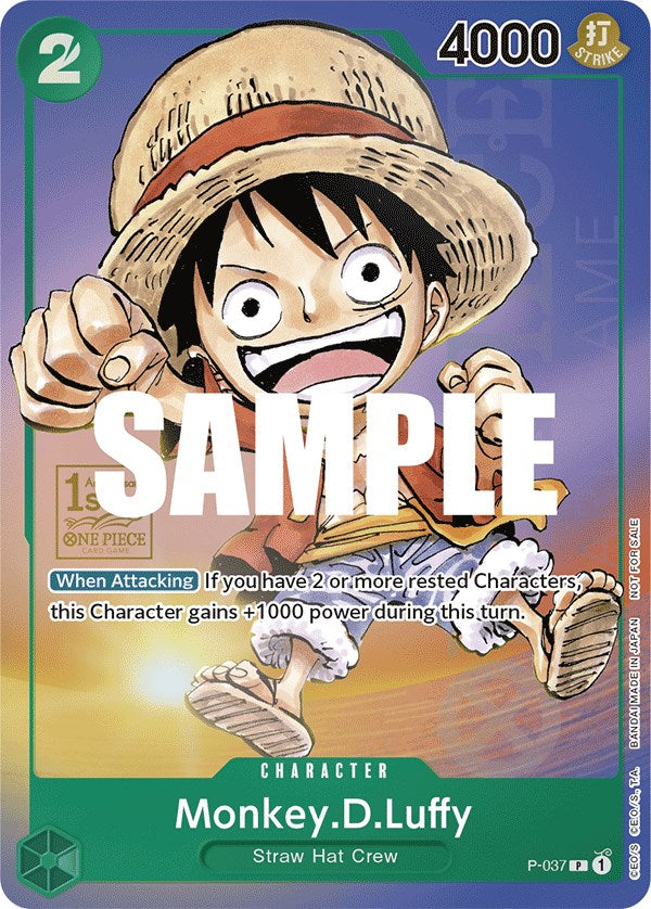 Monkey.D.Luffy (1st Anniversary Tournament) [One Piece Promotion Cards] | A1Comics