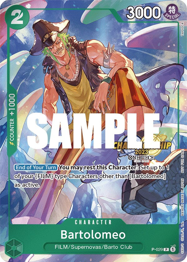 Bartolomeo (CS 2023 Event Pack) [One Piece Promotion Cards] | A1Comics