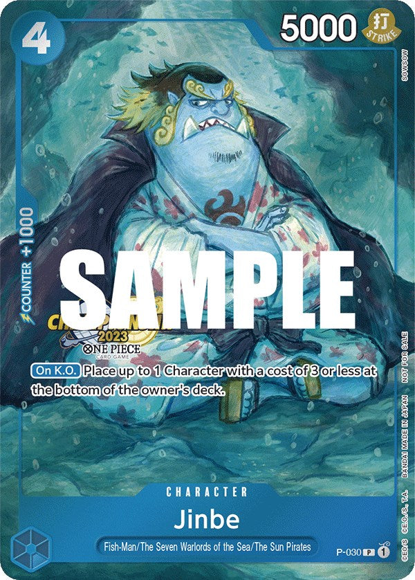 Jinbe (CS 2023 Event Pack) [One Piece Promotion Cards] | A1Comics