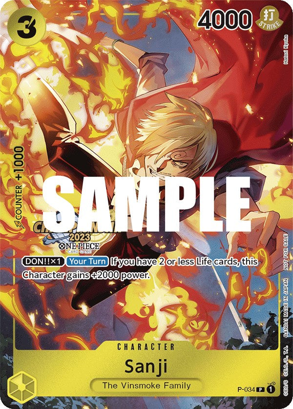 Sanji (CS 2023 Event Pack) [One Piece Promotion Cards] | A1Comics