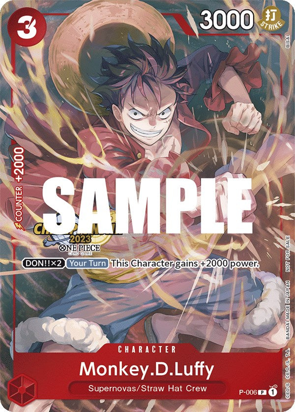 Monkey.D.Luffy (CS 2023 Celebration Pack) [One Piece Promotion Cards] | A1Comics