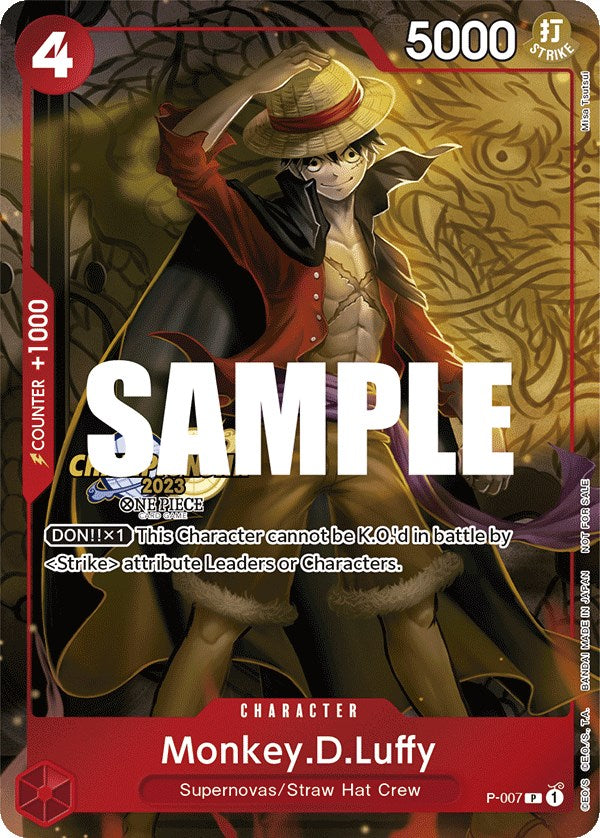 Monkey.D.Luffy (CS 2023 Celebration Pack) [One Piece Promotion Cards] | A1Comics