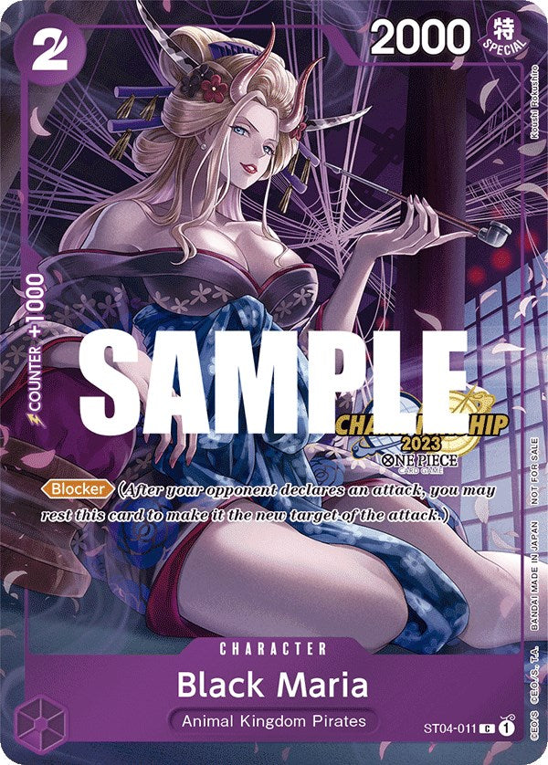 Black Maria (CS 2023 Celebration Pack) [One Piece Promotion Cards] | A1Comics