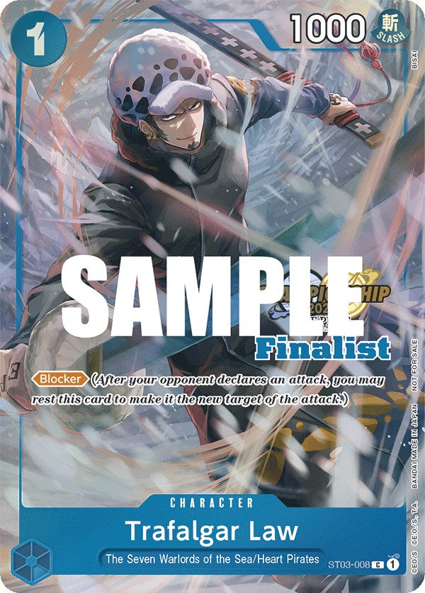 Trafalgar Law (CS 2023 Top Players Pack) [Finalist] [One Piece Promotion Cards] | A1Comics