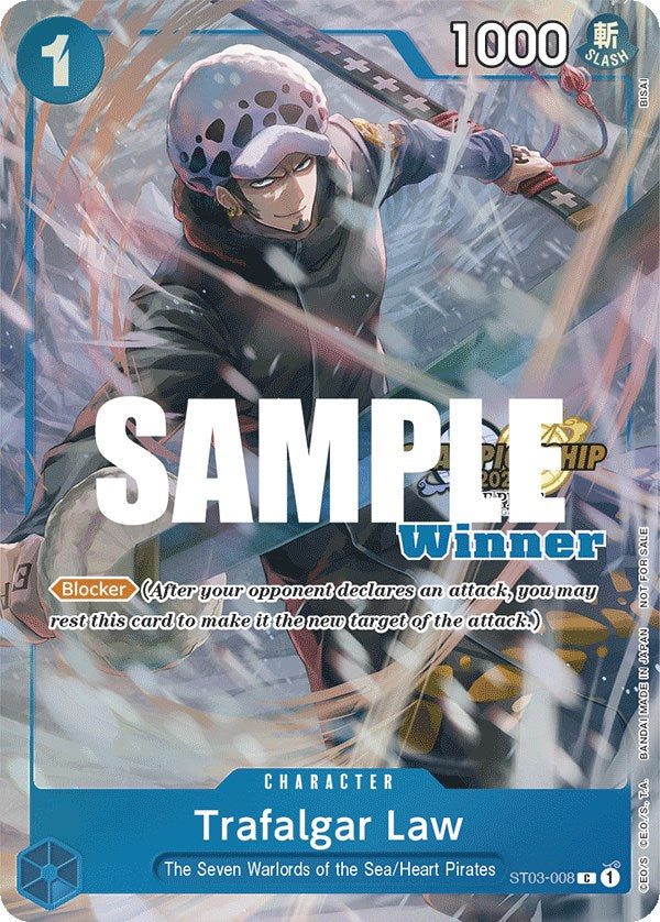 Trafalgar Law (CS 2023 Top Players Pack) [Winner] [One Piece Promotion Cards] | A1Comics