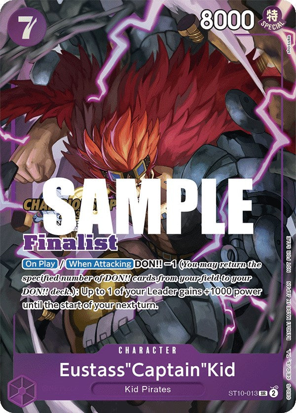 Eustass"Captain"Kid (CS 2023 Top Players Pack) [Finalist] [One Piece Promotion Cards] | A1Comics