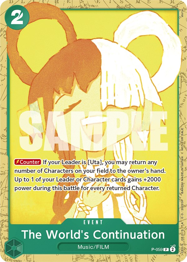 The World's Continuation (Starter Deck 11: Uta Deck Battle) [One Piece Promotion Cards] | A1Comics