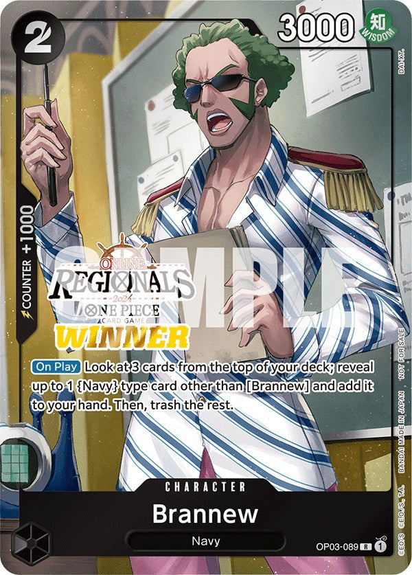 Brannew (Online Regional 2024) [Winner] [One Piece Promotion Cards] | A1Comics