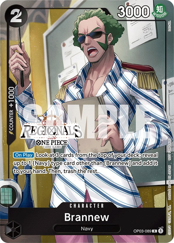 Brannew (Offline Regional 2024) [Participant] [One Piece Promotion Cards] | A1Comics