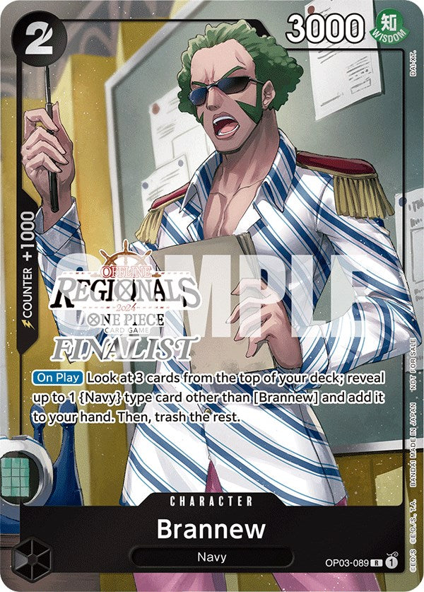 Brannew (Offline Regional 2024) [Finalist] [One Piece Promotion Cards] | A1Comics