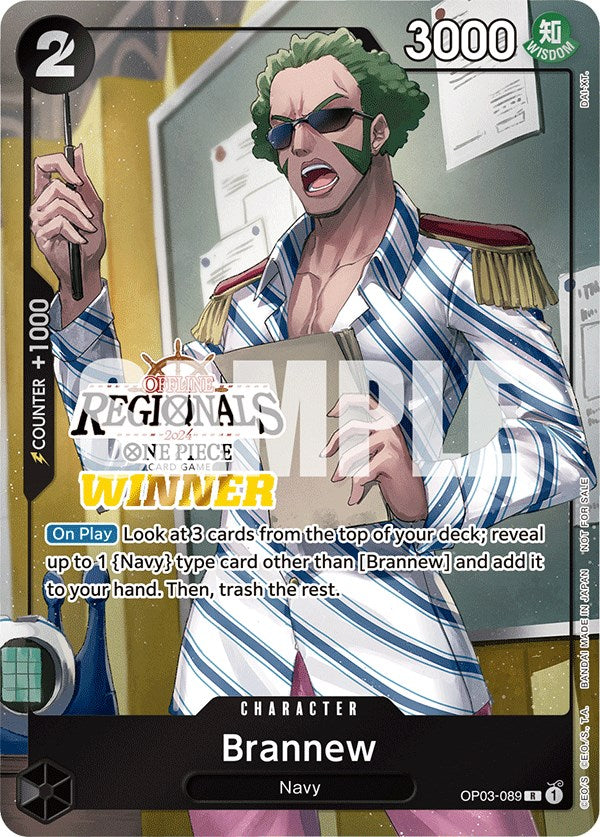 Brannew (Offline Regional 2024) [Winner] [One Piece Promotion Cards] | A1Comics