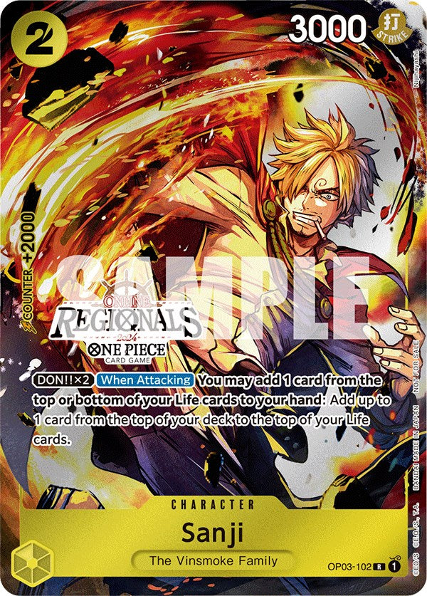 Sanji (Online Regional 2024) [Participant] [One Piece Promotion Cards] | A1Comics