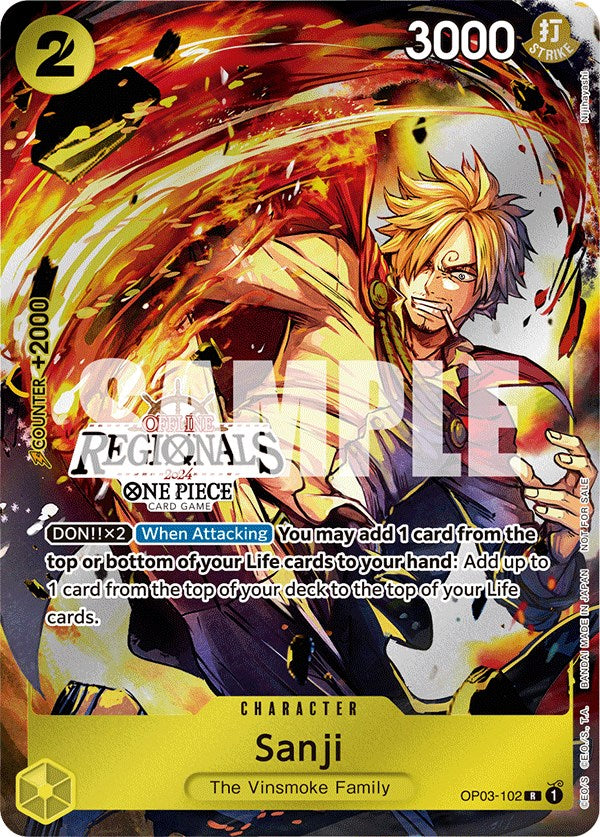 Sanji (Offline Regional 2024) [Participant] [One Piece Promotion Cards] | A1Comics