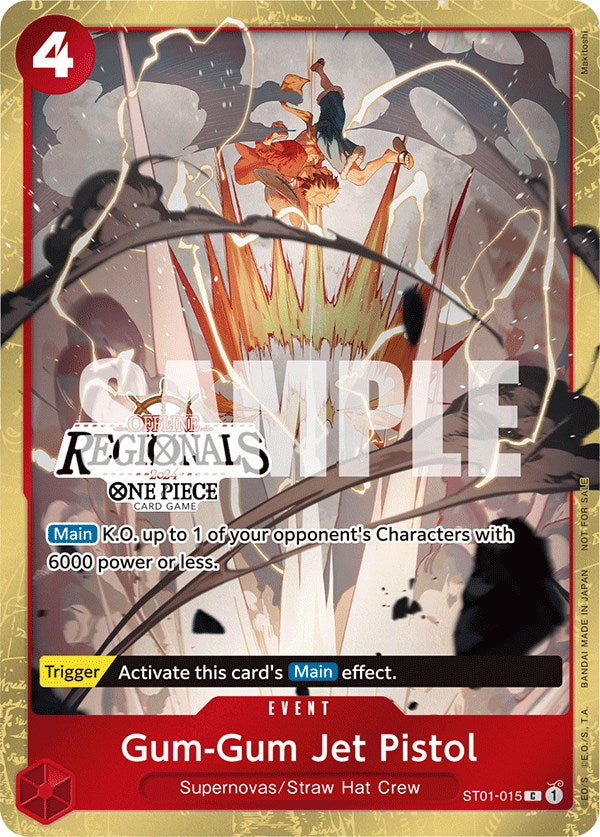 Gum-Gum Jet Pistol (Offline Regional 2024) [Participant] [One Piece Promotion Cards] | A1Comics