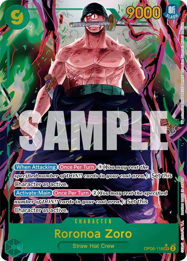 Roronoa Zoro (Alternate Art) [Wings of the Captain] | A1Comics