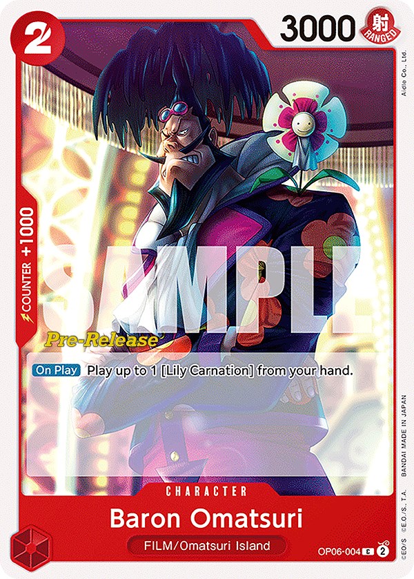 Baron Omatsuri [Wings of the Captain Pre-Release Cards] | A1Comics