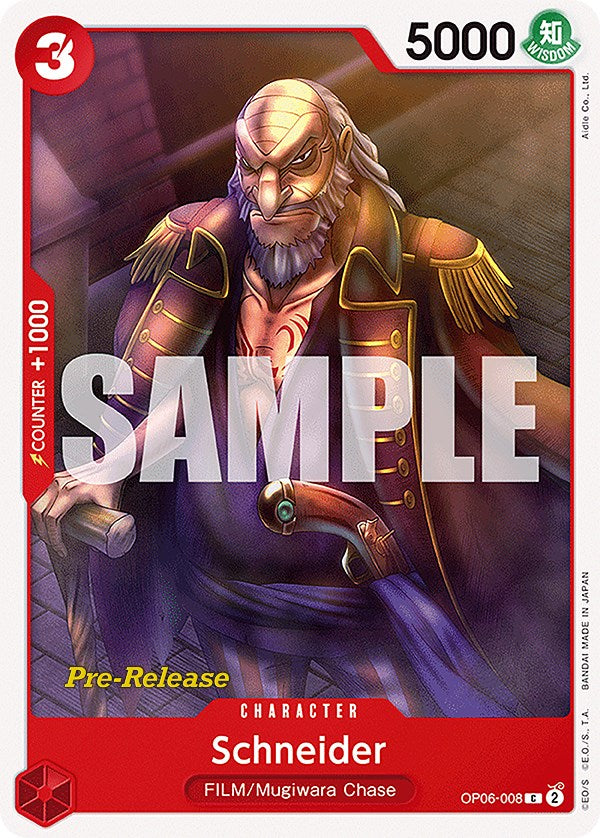 Schneider [Wings of the Captain Pre-Release Cards] | A1Comics