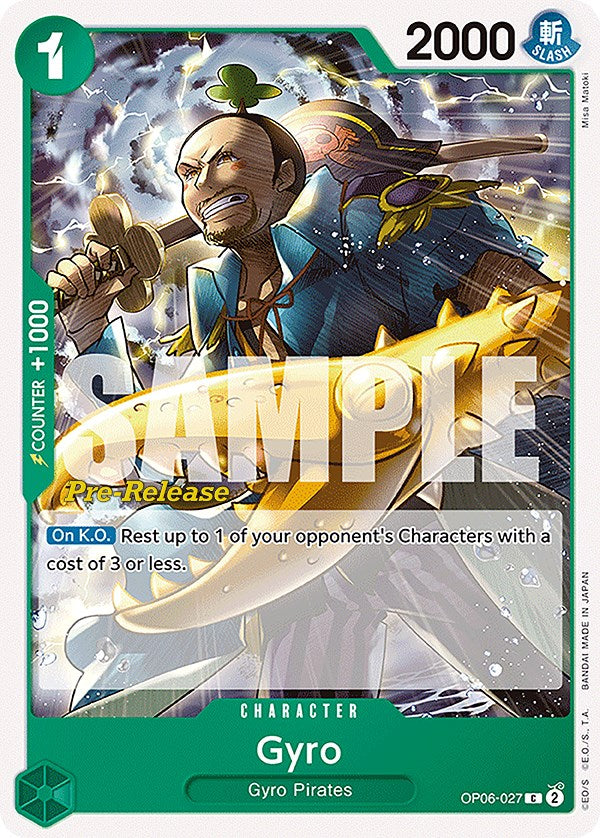 Gyro [Wings of the Captain Pre-Release Cards] | A1Comics