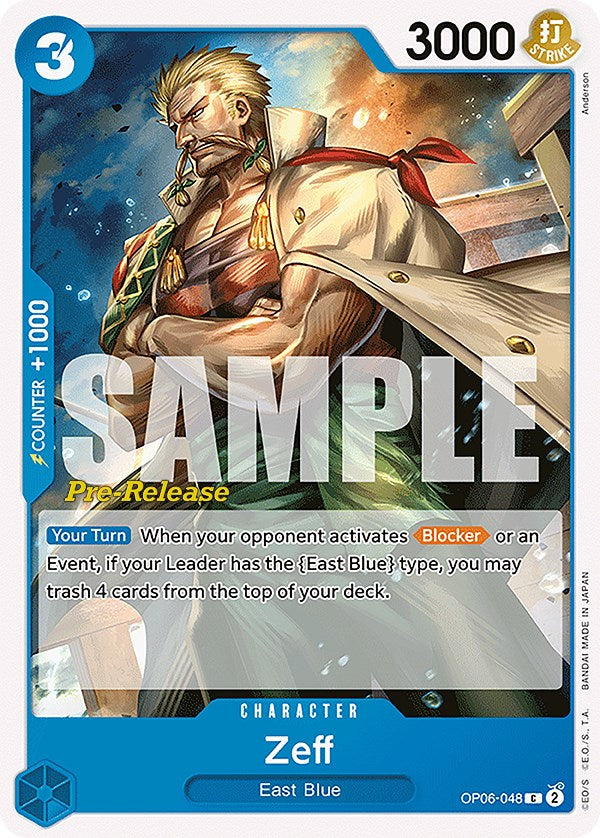 Zeff [Wings of the Captain Pre-Release Cards] | A1Comics