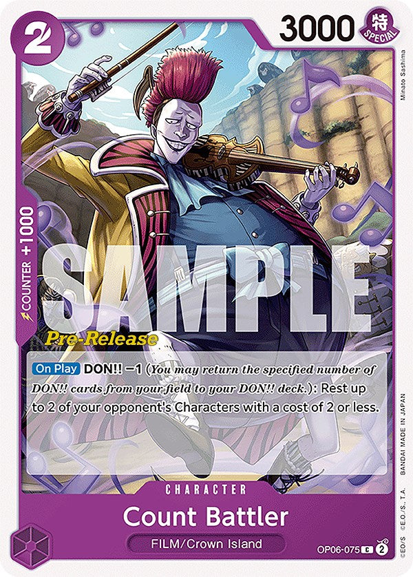 Count Battler [Wings of the Captain Pre-Release Cards] | A1Comics