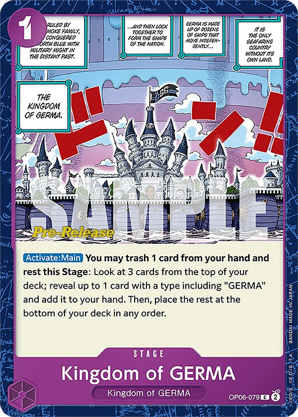 Kingdom of GERMA [Wings of the Captain Pre-Release Cards] | A1Comics