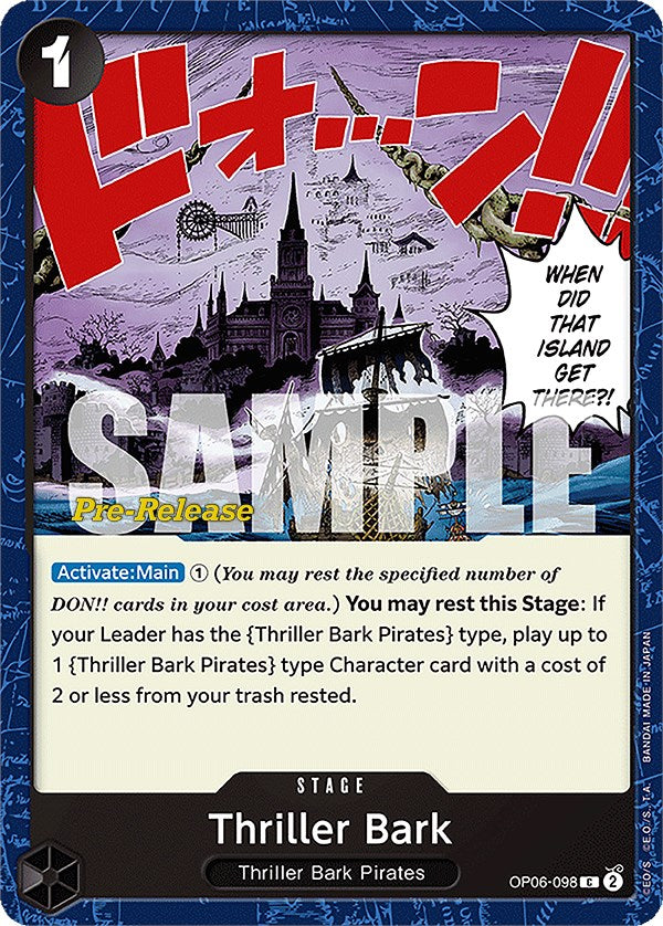 Thriller Bark [Wings of the Captain Pre-Release Cards] | A1Comics