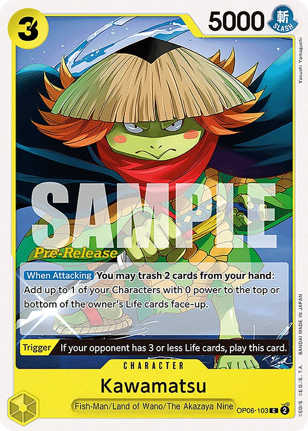 Kawamatsu [Wings of the Captain Pre-Release Cards] | A1Comics