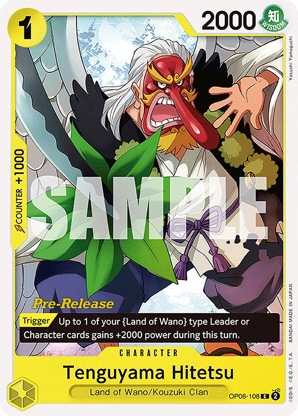 Tenguyama Hitetsu [Wings of the Captain Pre-Release Cards] | A1Comics