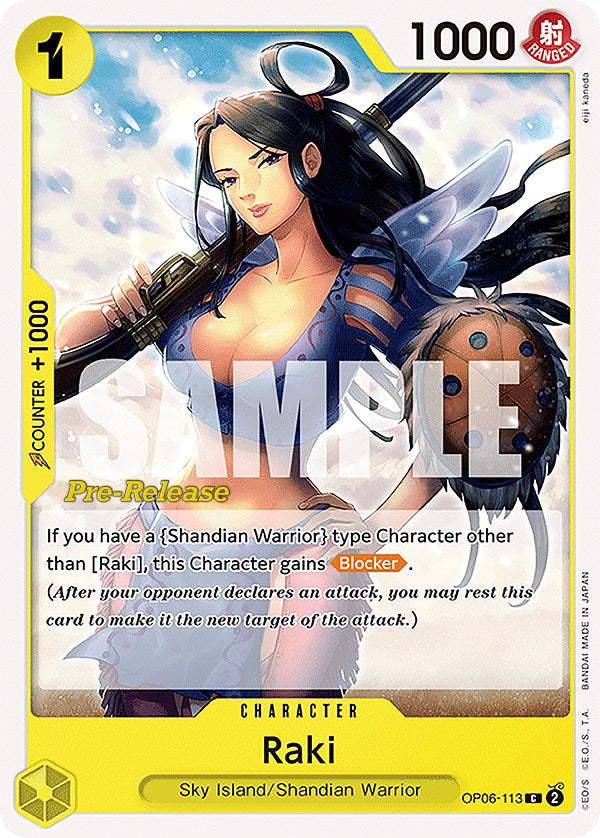 Raki [Wings of the Captain Pre-Release Cards] | A1Comics