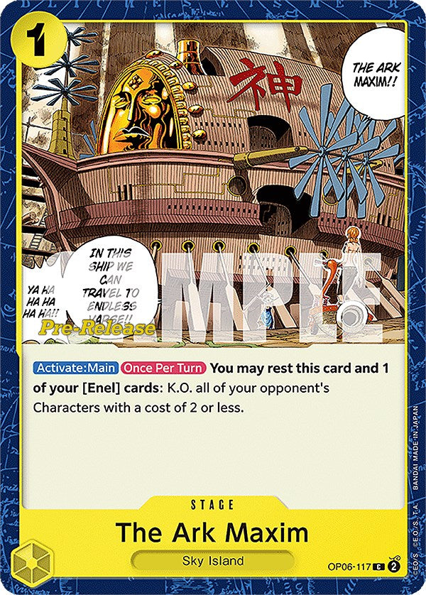 The Ark Maxim [Wings of the Captain Pre-Release Cards] | A1Comics