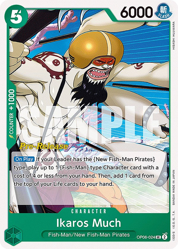 Ikaros Much [Wings of the Captain Pre-Release Cards] | A1Comics