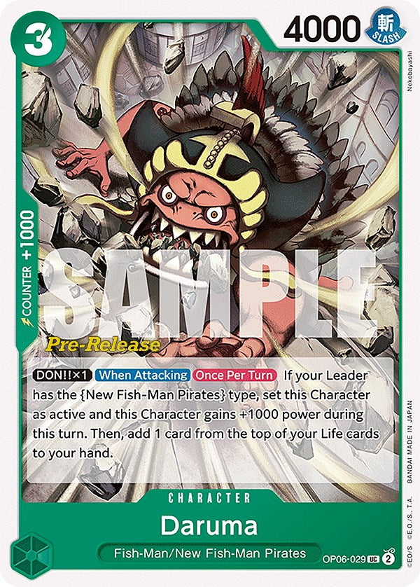 Daruma [Wings of the Captain Pre-Release Cards] | A1Comics