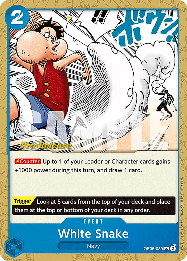 White Snake [Wings of the Captain Pre-Release Cards] | A1Comics