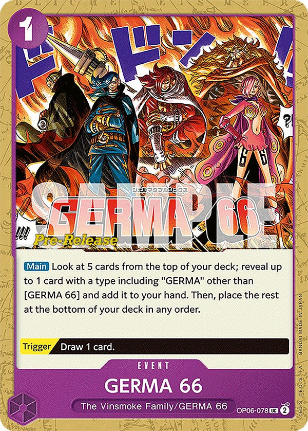 GERMA 66 [Wings of the Captain Pre-Release Cards] | A1Comics