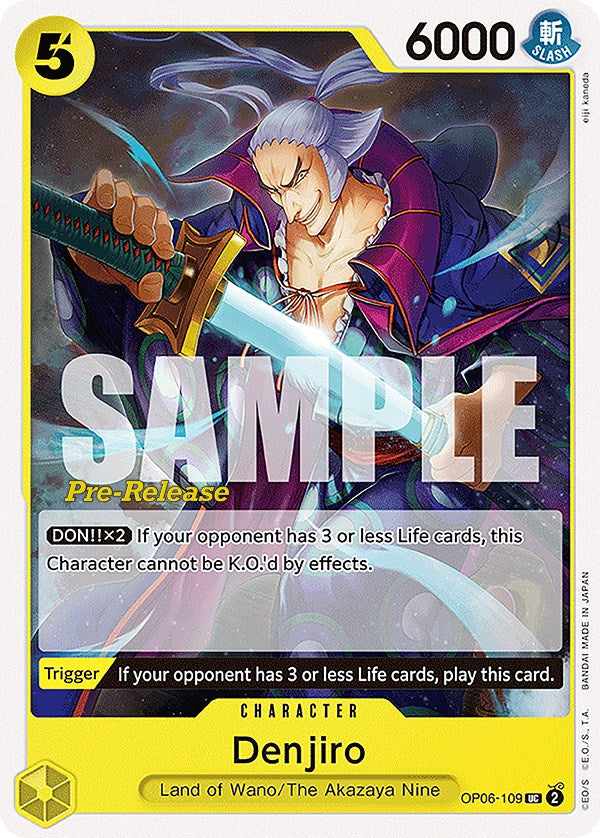 Denjiro [Wings of the Captain Pre-Release Cards] | A1Comics