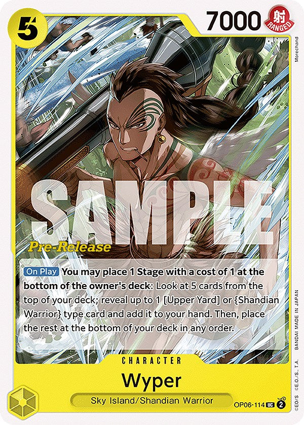 Wyper [Wings of the Captain Pre-Release Cards] | A1Comics