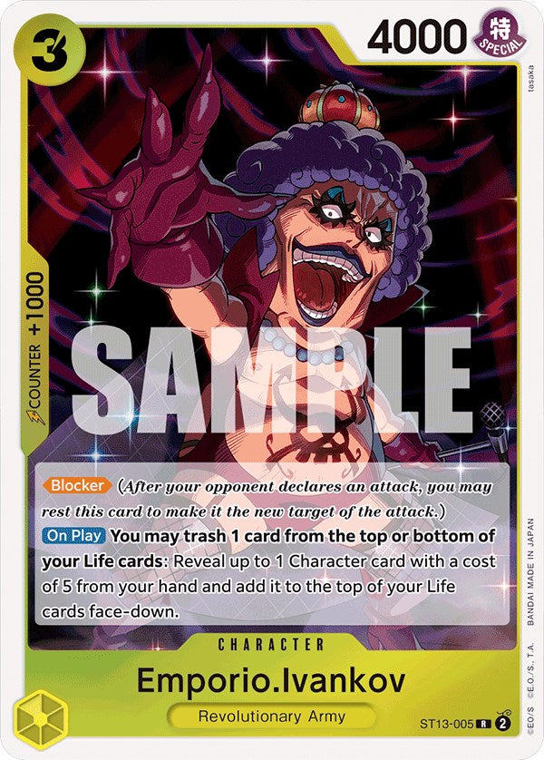 Emporio.Ivankov [Ultra Deck: The Three Brothers] | A1Comics