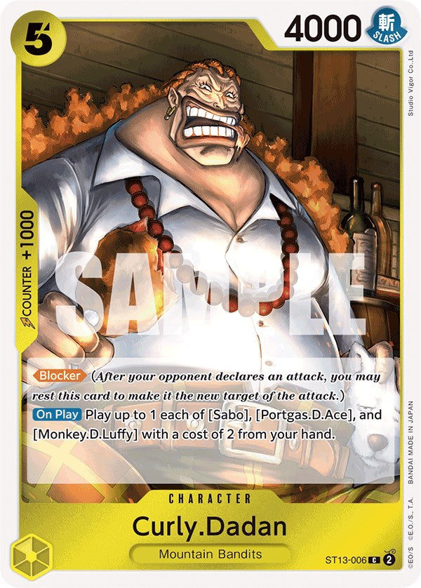 Curly.Dadan [Ultra Deck: The Three Brothers] | A1Comics