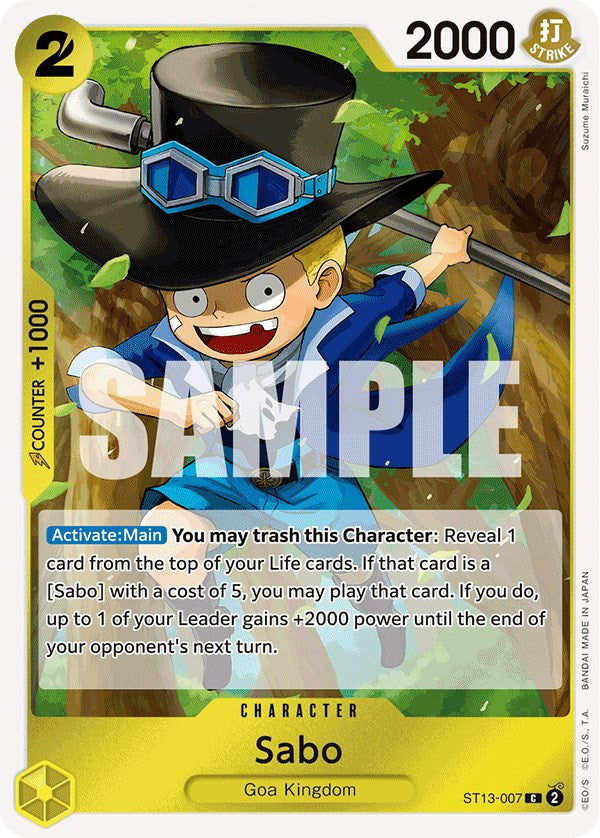 Sabo [Ultra Deck: The Three Brothers] | A1Comics