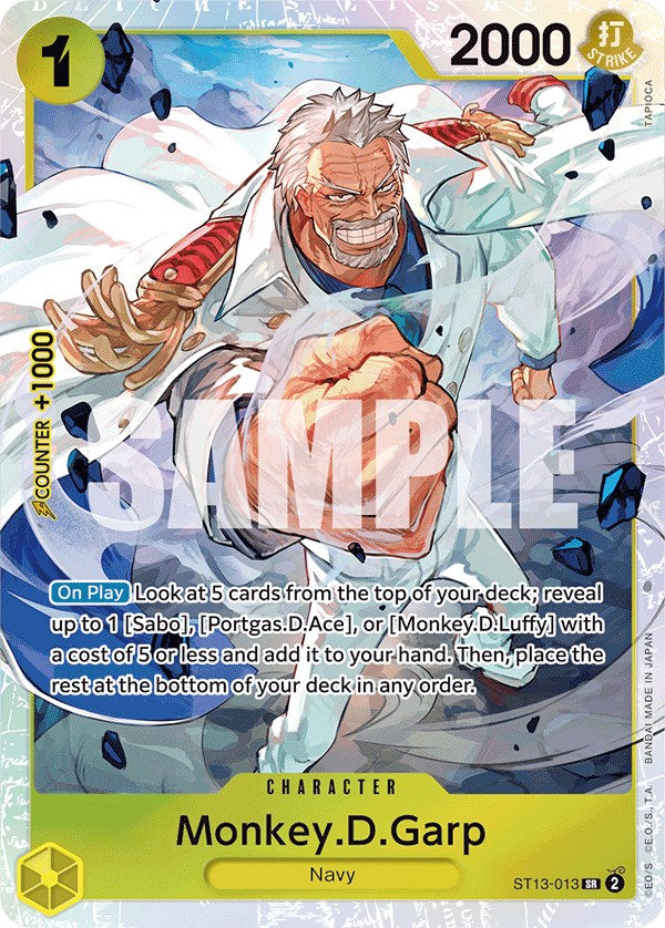 Monkey.D.Garp [Ultra Deck: The Three Brothers] | A1Comics