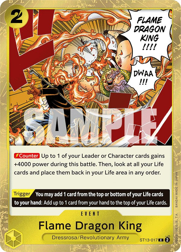 Flame Dragon King [Ultra Deck: The Three Brothers] | A1Comics