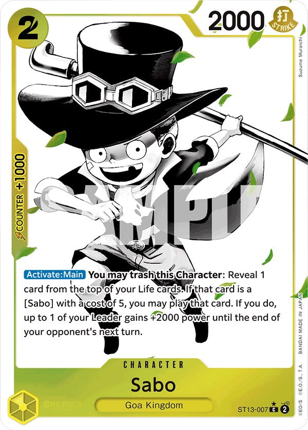 Sabo (Parallel) [Ultra Deck: The Three Brothers] | A1Comics