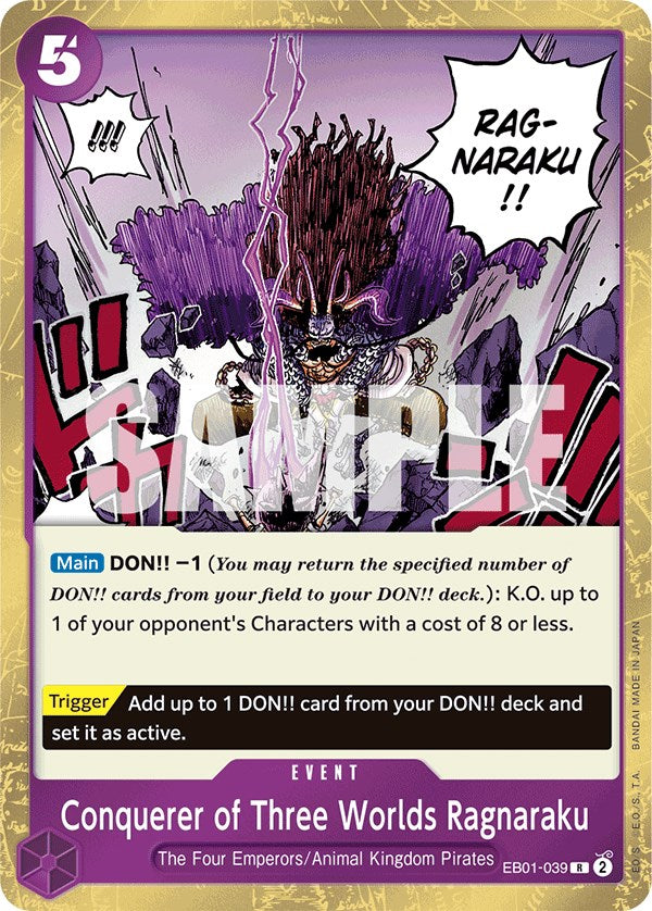 Conquerer of Three Worlds Ragnaraku [Extra Booster: Memorial Collection] | A1Comics