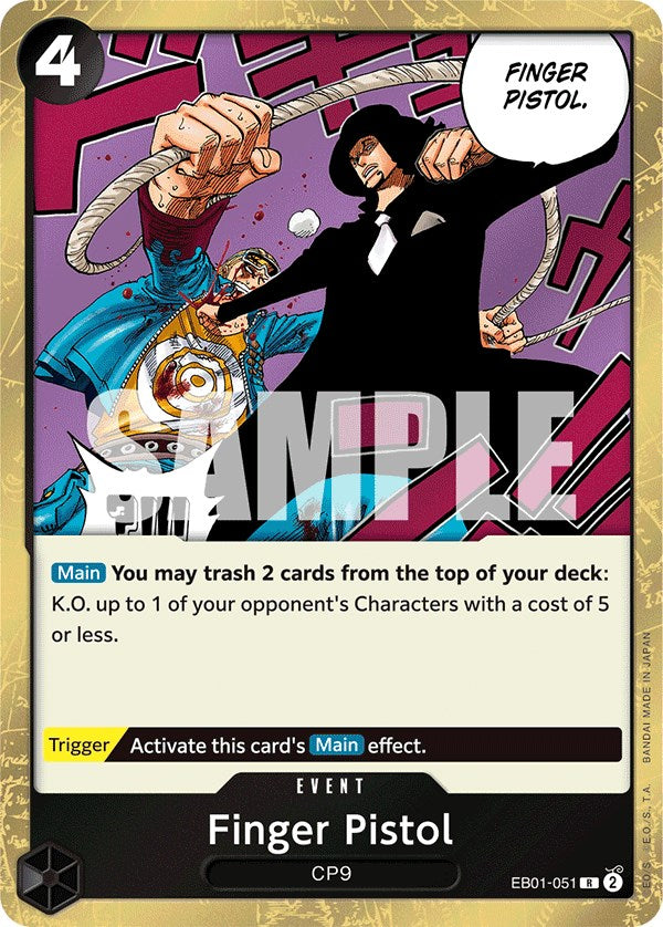 Finger Pistol [Extra Booster: Memorial Collection] | A1Comics