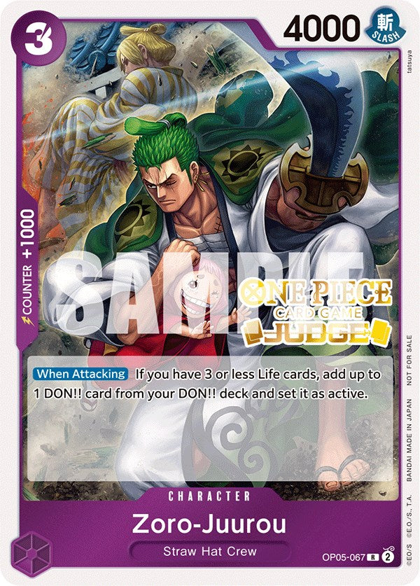 Zoro-Juurou (Judge Pack Vol. 3) [One Piece Promotion Cards] | A1Comics