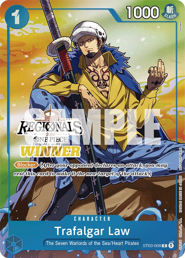 Trafalgar Law (Online Regional 2024 Vol. 2) [Winner] [One Piece Promotion Cards] | A1Comics