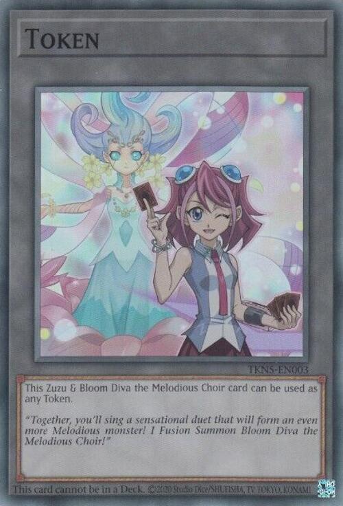 Token: Zuzu and Bloom Diva the Melodious Choir [TKN5-EN003] Super Rare | A1Comics