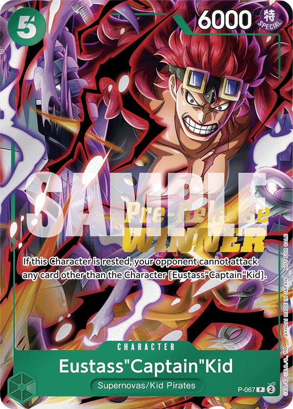 Eustass"Captain"Kid (OP-07 Pre-Release Tournament) [Winner] [One Piece Promotion Cards] | A1Comics