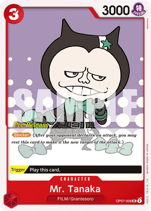 Mr. Tanaka [500 Years in the Future Pre-Release Cards] | A1Comics